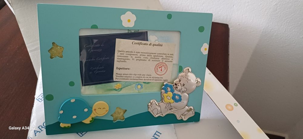 Moldura Prata 9x13 "Tartaruga"