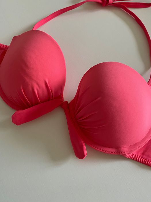 Oysho kostium kąpielowy góra od bikini różowy S