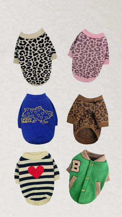 Комбінезони для собак, куртки, светри, костюми, одяг для собак