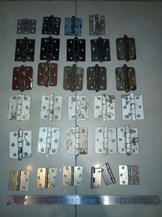 Новые подшипники времён СССР, шпингалеты, петли дверные, уголок и др