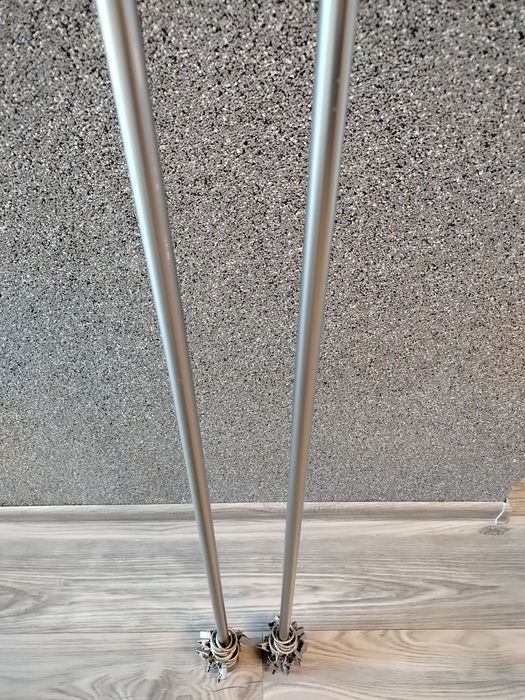 Karnisz podwójny ze wspornikami 200cm + żabki 40 szt