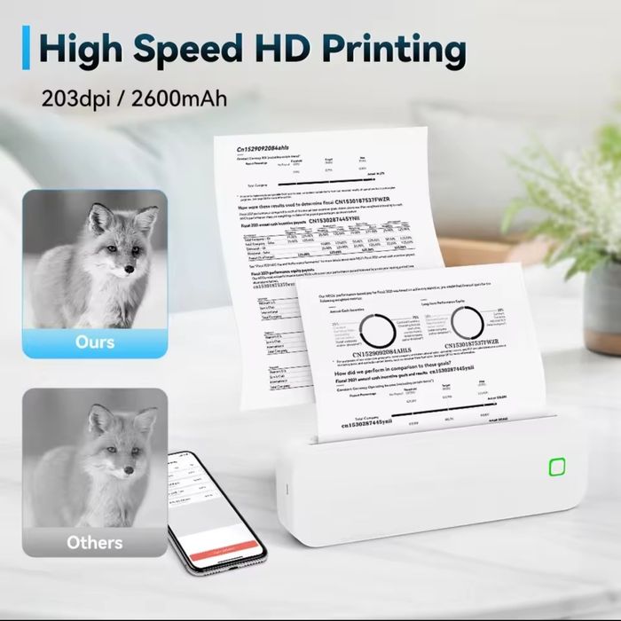 Impressora térmica portátil