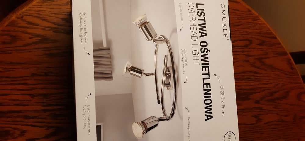 Listwa oświetleniowa sufitowa Smukee 3-punkty