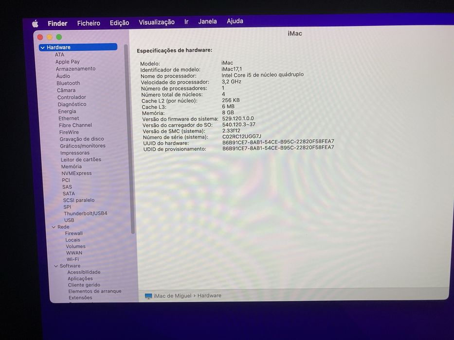 Imac 27” 5K 2015 1TB 8 Ram