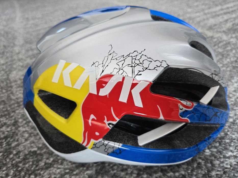 Kask Protone Red Bull Roz M 52-58cm Rowerowy Szosowy MTB