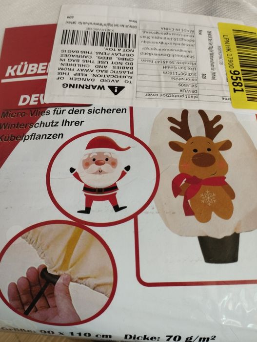 Kaptur ochronny na krzewy