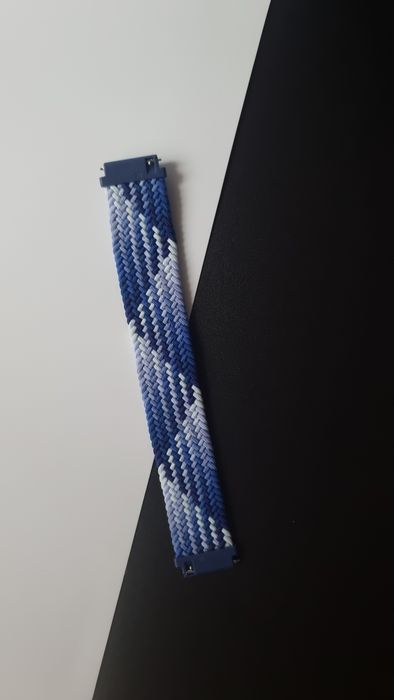 Pasek plecionego materiału 20 mm do zegarka Samsung, Huawei, Amazfit,