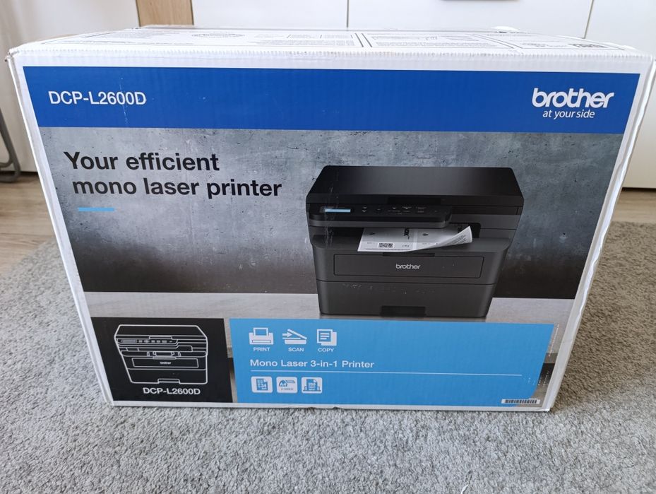 Niezawodna Drukarka Laserowa Brother DCP-L2600D | 3w1, Dupleks, Stan Idealny