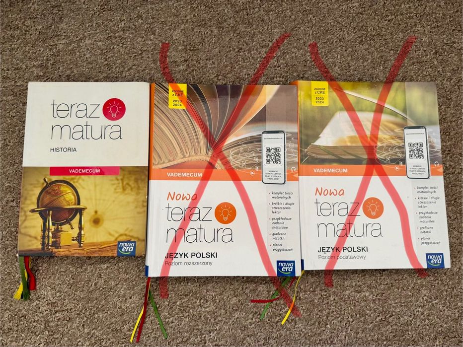 Zestaw książek do matury
