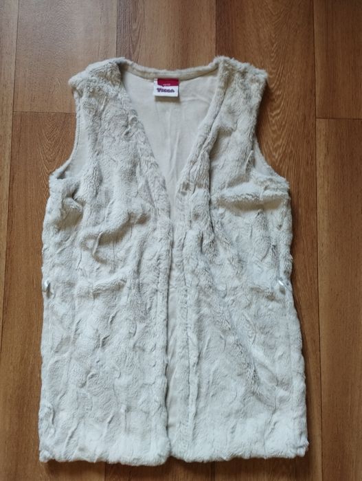 Yigga 146/152 kamizelka bezrękawnik ocieplacz futerko