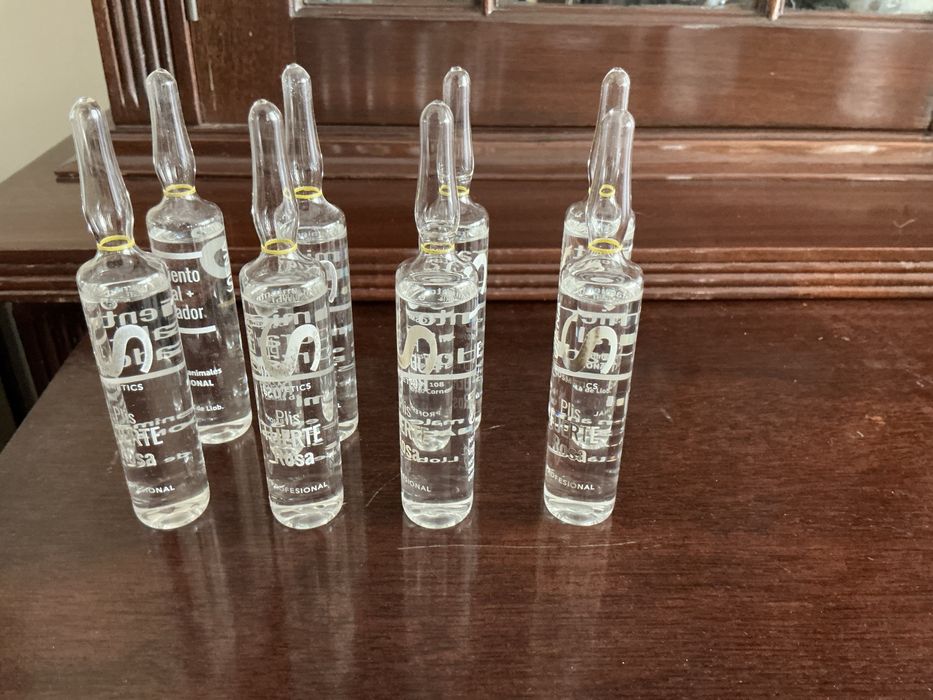 Ampolas para fixar penteados