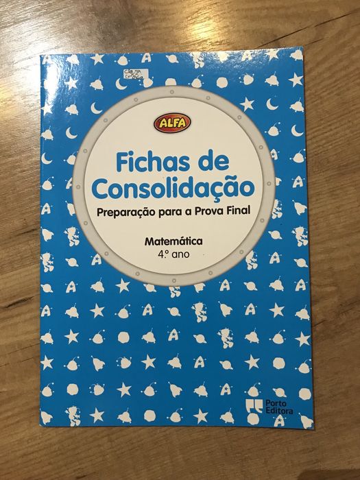 Livros para ferias e fichas de consolidação