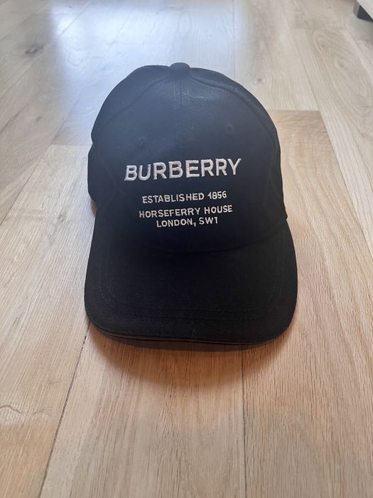 Czapka Burberry London  Nowa Czarna