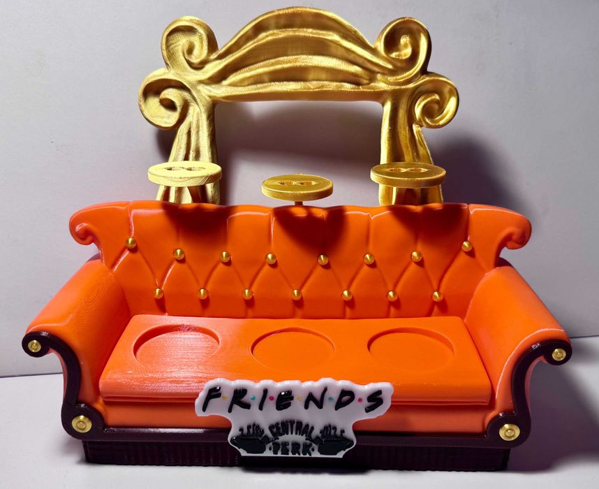 Sofa Friends pod figurki McDonald's | druk 3D | PETG