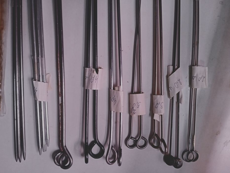 Спиці для в'язання.