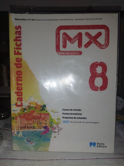 Caderno de Fichas MX - Matemática - 8.º Ano