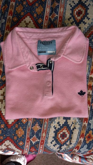 Polo de manga curta, rosa, XS/ S - Sacoor Sport