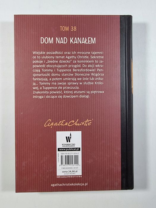 Dom nad Kanałem / Tom 38 / Agatha Christie / bdb stan
