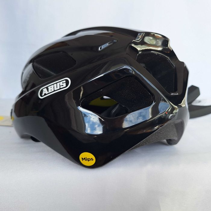 Kask rowerowy Abus Macator Mips Shiny Black L 58-62cm