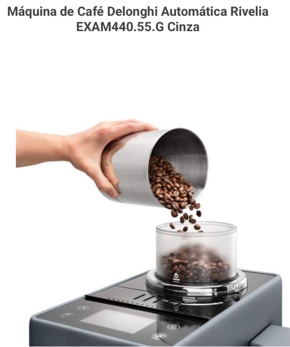 Maquina de café automática De’Longhi com jarra de leite selada