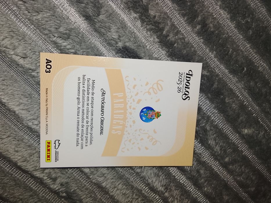 Carta ídolos Autografo Original Gabri Veiga FC Porto