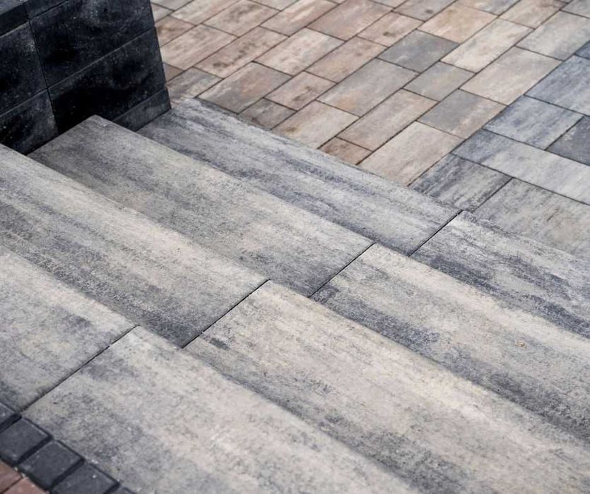 Płyta tarasowa Quadri 60x30x6cm stalowo biała
