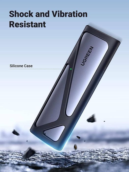 Зовнішній корпус UGREEN кишеня для жорсткого диска NVMe і SATA M.2 10