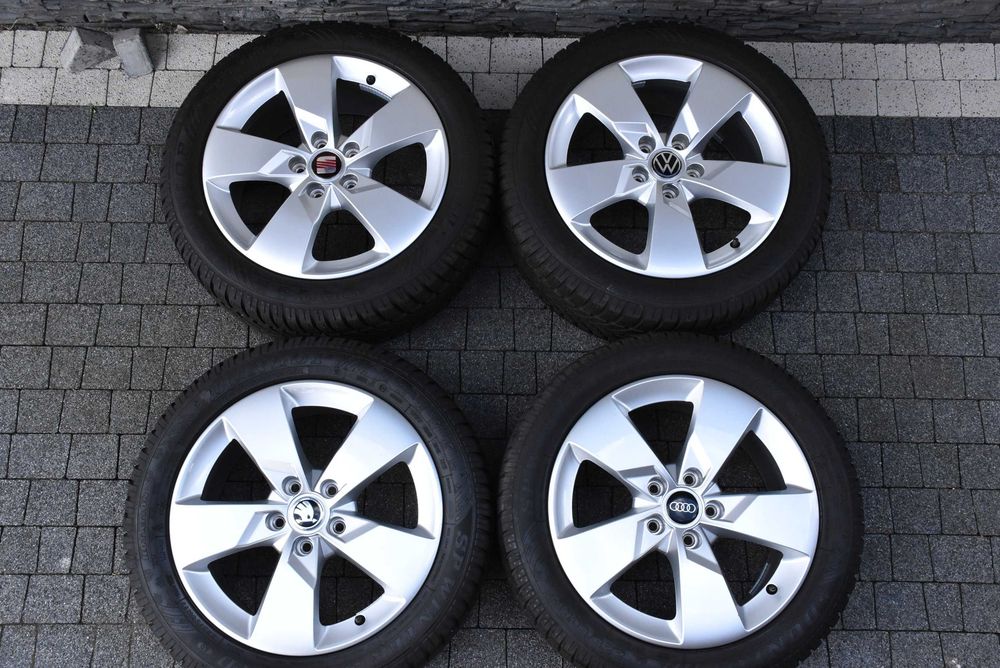 OEM Felgi AUDI A3 8P 8V A4 B5 B6 B7 Q2 VW Golf Passat T-Roc Seat Leon Skoda Octavia 17"