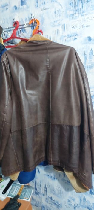 Дублёнка мужская Натуральная Кожа и Мех ! 4xl