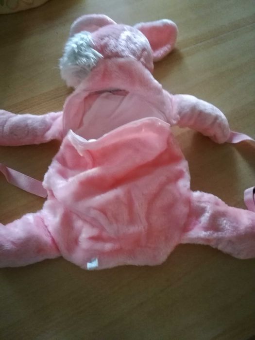 Plecak zajączek - Różowy - Hallenge Rabbit Ruck