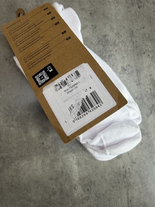 The north face multi sport cush quarter socks white шкарпетки