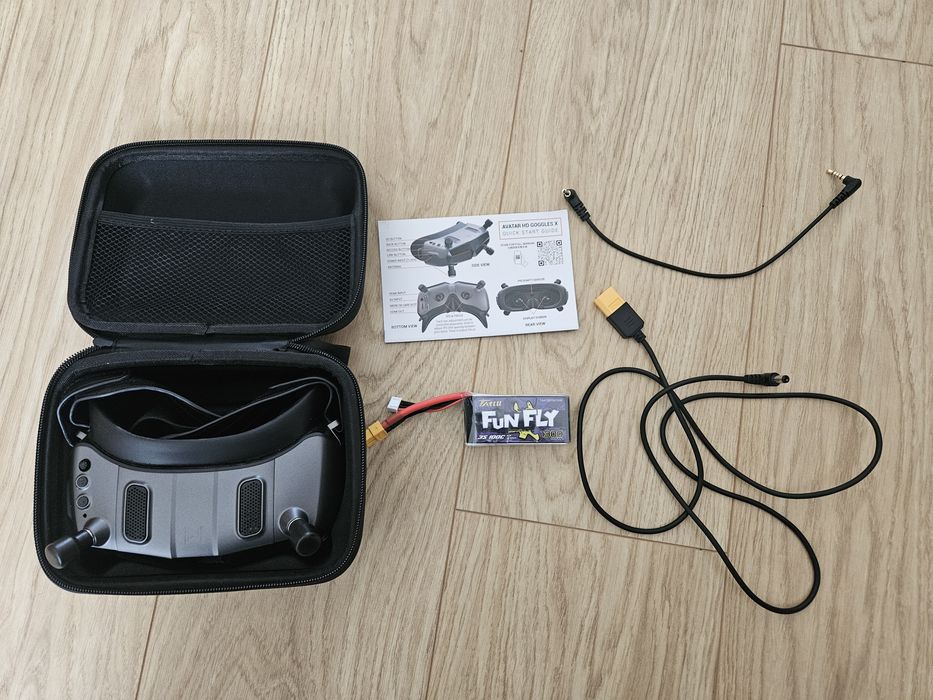 Avatar HD Goggles X, CADDX, Walksnail, FPV + bateria