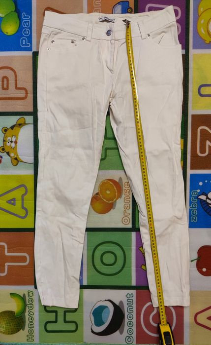 Білі штани жіночі , скіні