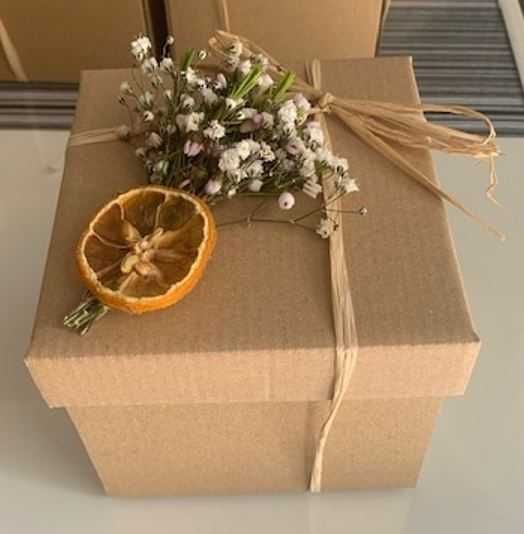 Caixa de oferta para lembrança