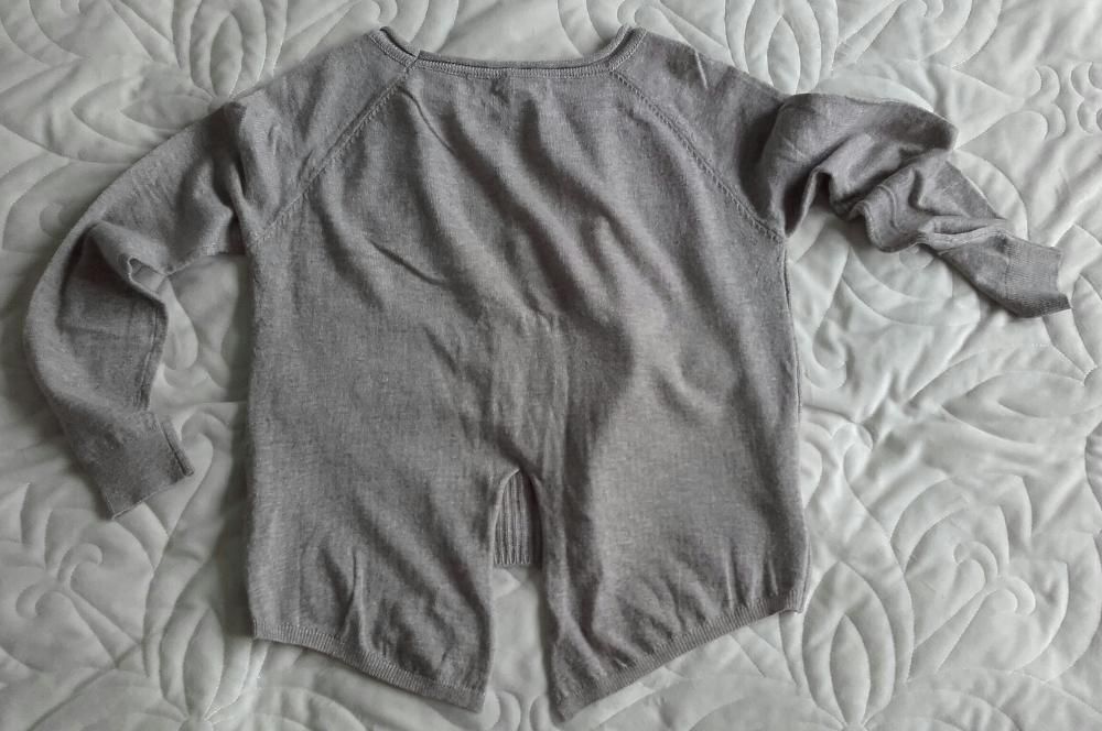 sweter beżowy brązowy PARIS miły w dotyku rozm. S 36 38