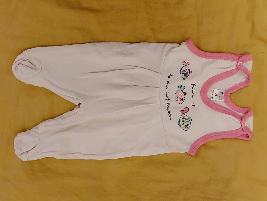 5 szt. Zestaw śpioszki pajacyki kaftaniki body dla niemowlaka dziewczy