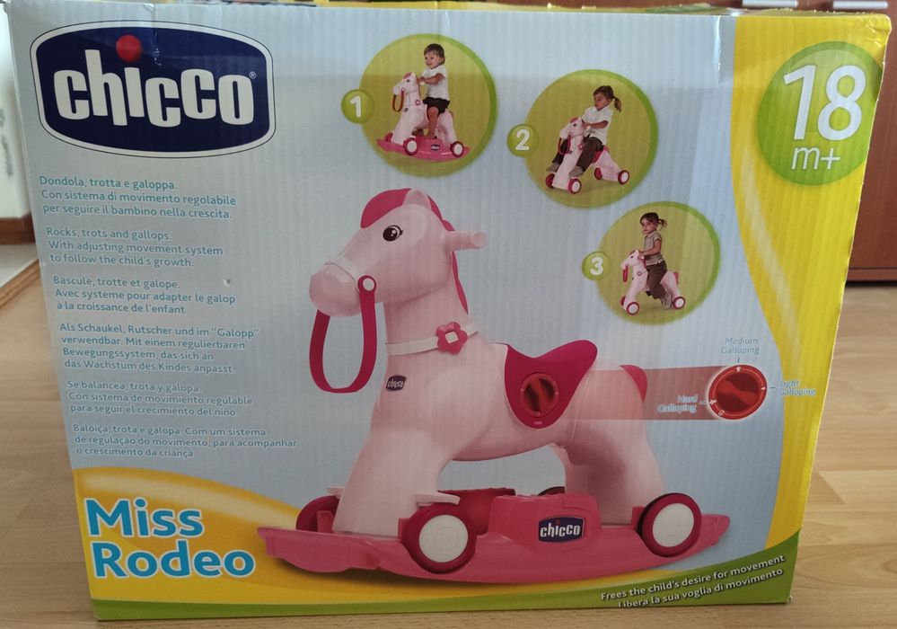 Cavalo de brincar Chicco - Miss rodeo