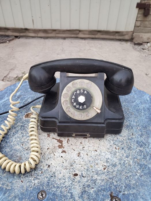 Телефон дисковый телефон дисковый телефон ретро старинный 1969 год