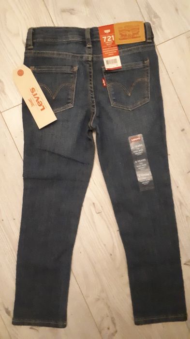 Nowe spodnie jeans Levi's no. 721 na 6 lat