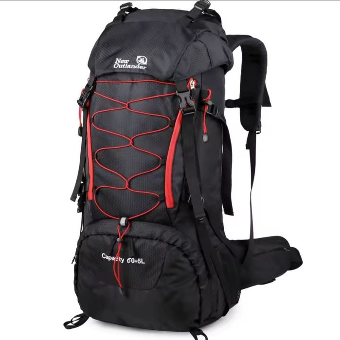 Туристичний рюкзак 60 л ,(модель  New Outlander, 60+5l) + дощовий чох