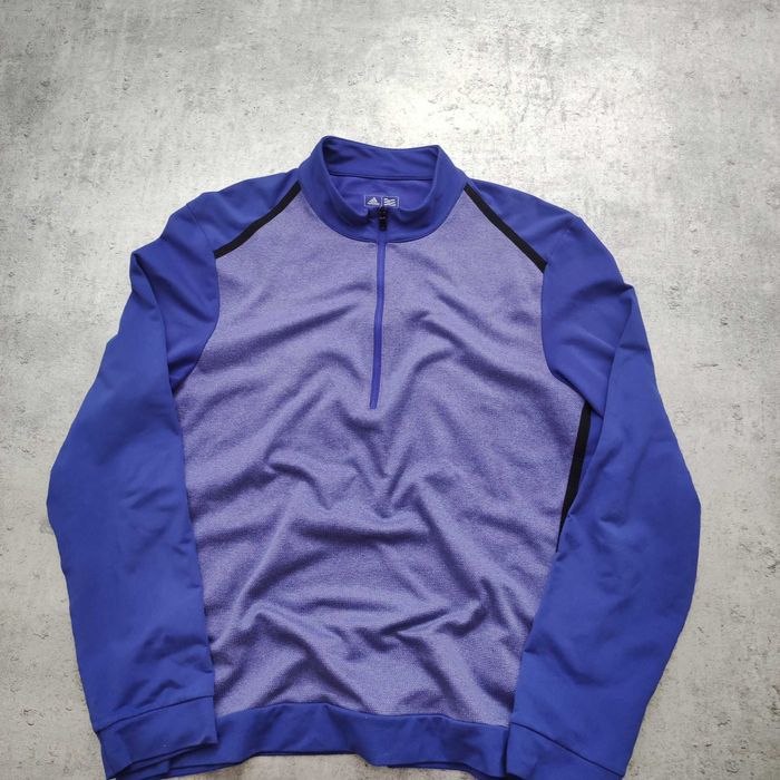 MĘSKA Bluza Sportowa Suwak GYM Active ClimaCool Bieganie Adidas Logo