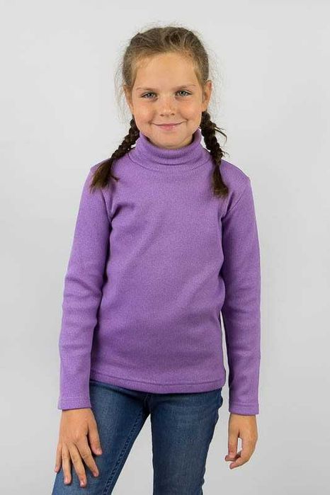 Водолазки рубчик однотонные с начесом р.92-134