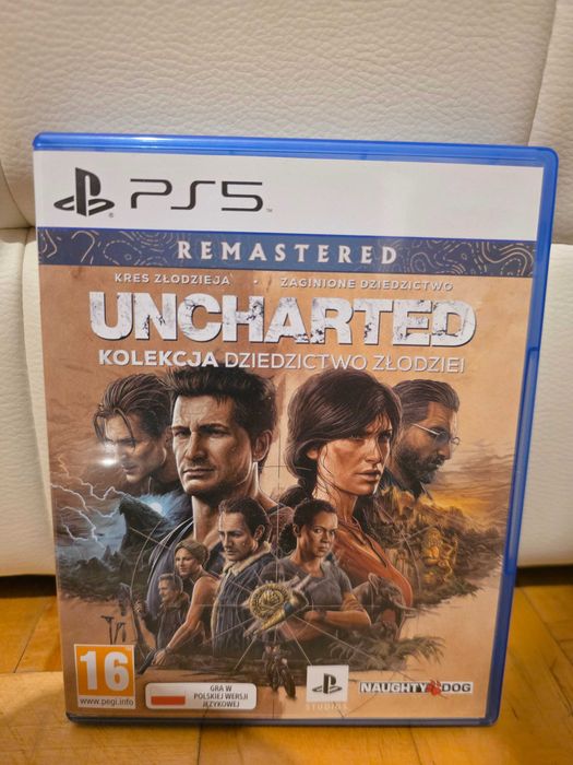 Uncharted Remastered Kolekcja Dziedzictow Złodziei na PS5 PL dubbing