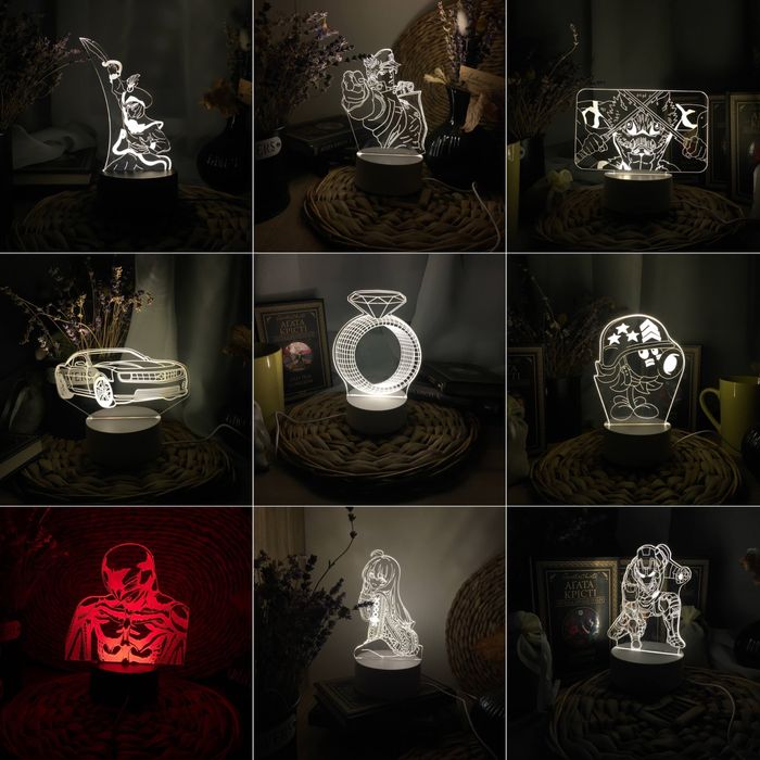LED нічники для геймерів