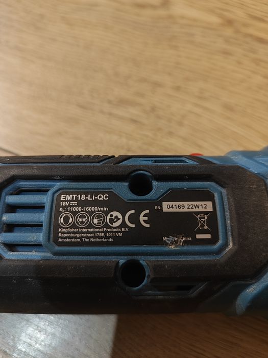 Multitool Erbauer 18v