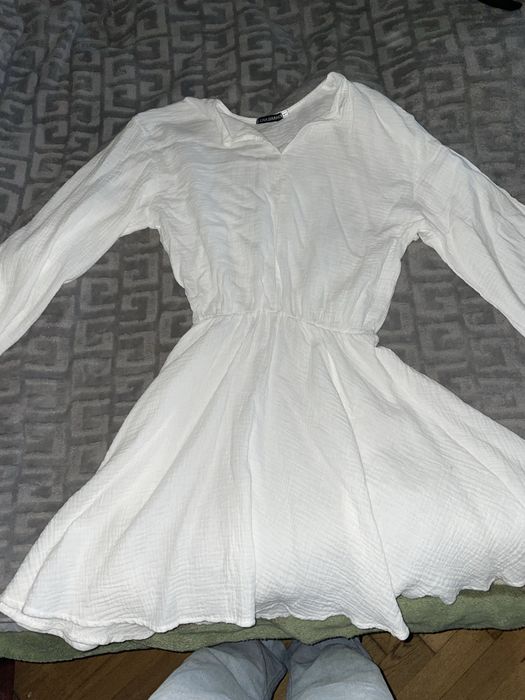 Сукня біла муслінова
