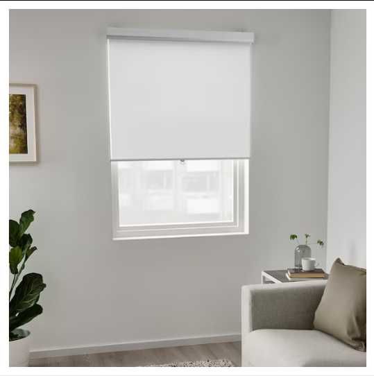 Estore de correr opaco branco IKEA 120x195 cm