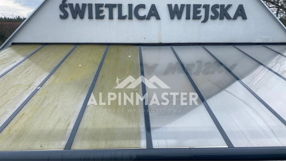 Mycie oraz malowanie dachów, elewacji, kostki brukowej, paneli