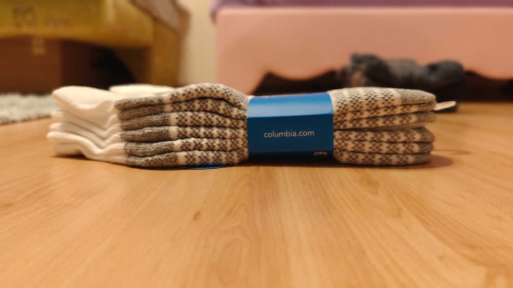 Columbia skarpety męskie 6 par sportowe Athletic Quarter nowe USA