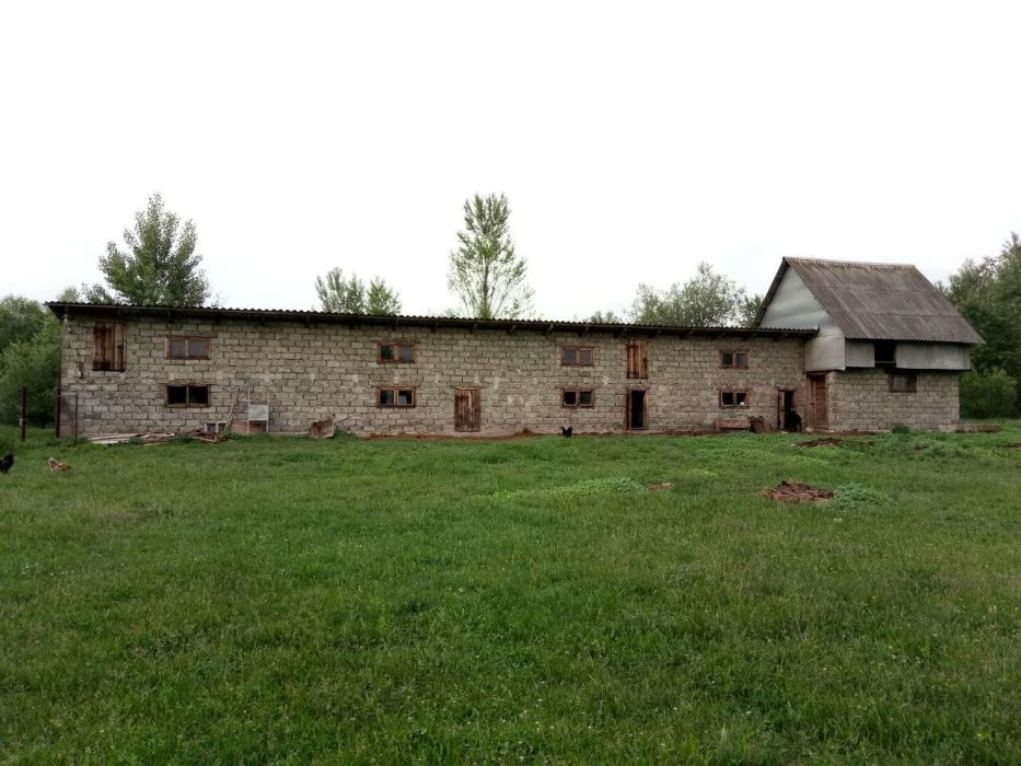 Участок 200 соток с жилым домом, хоз. постройками и озером!